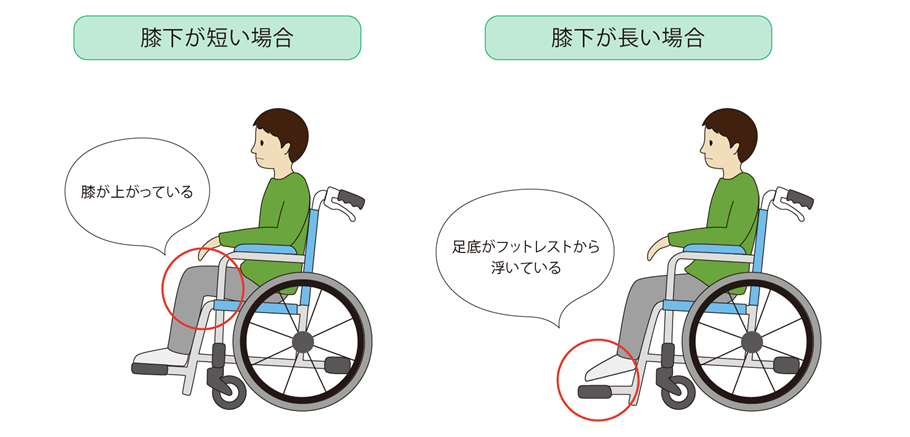 車椅子を正しく使用するポイント